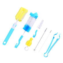 6 in 1 Bottle Brush Cleaner Kit, Cleaning Brush Set for Cups Sports Bottle Baby Bottle Nipple Straws